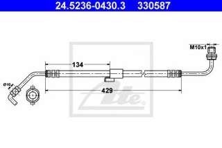 Przewód hamulcowy elastyczny ATE 24.5236-0430.3