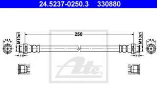 Przewód hamulcowy elastyczny ATE 24.5237-0250.3