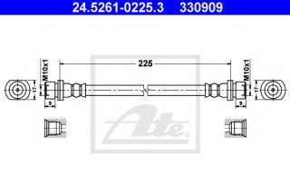 Przewód hamulcowy elastyczny ATE 24.5261-0225.3