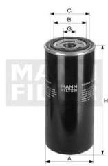 Filtr hydrauliczny MANN-FILTER W 1245/3 x