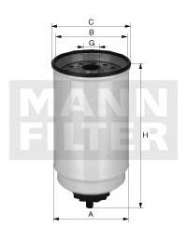 Filtr paliwa MANN-FILTER WK 12 002