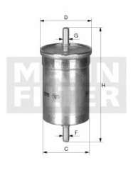 Filtr paliwa MANN-FILTER WK 48