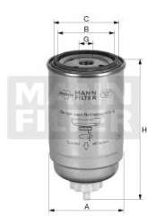 Filtr paliwa MANN-FILTER WK 716/2 x
