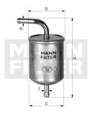 Filtr paliwa MANN-FILTER WK 78/1