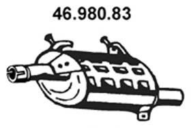 Tłumik końcowy EBERSPÄCHER 46.980.83