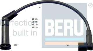 Zestaw przewodów zapłonowych BERU ZEF1638