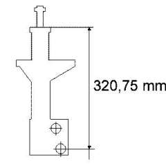 Amortyzator BOGE 32-A70-0