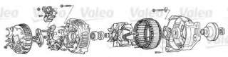 Alternator VALEO A13VI131