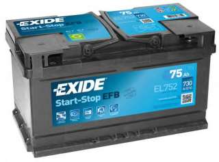 Akumulator rozruchowy EXIDE EL752