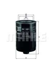 Filtr oleju hydrauliczny KNECHT OC 381