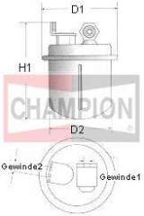 Filtr paliwa CHAMPION L214/606