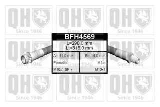 Przewód hamulcowy elastyczny QUINTON HAZELL BFH4569