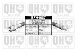 Przewód hamulcowy elastyczny QUINTON HAZELL BFH4687