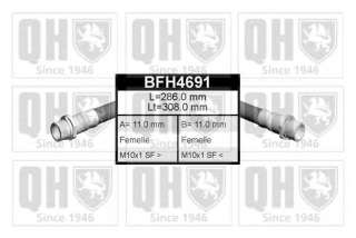 Przewód hamulcowy elastyczny QUINTON HAZELL BFH4691