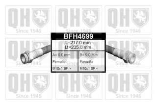Przewód hamulcowy elastyczny QUINTON HAZELL BFH4699