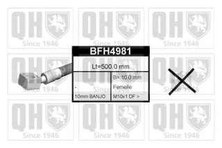 Przewód hamulcowy elastyczny QUINTON HAZELL BFH4981