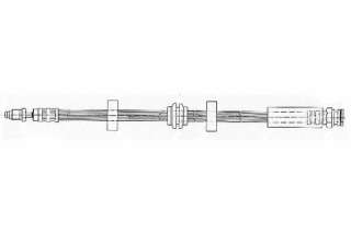 Przewód hamulcowy elastyczny FERODO FHY2461