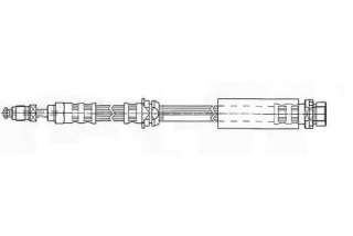 Przewód hamulcowy elastyczny FERODO FHY2480