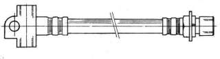 Przewód hamulcowy elastyczny FERODO FHY2565