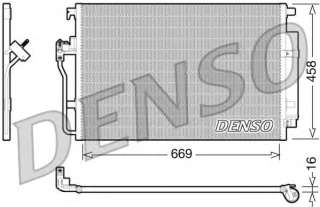 Chłodnica klimatyzacji DENSO DCN17056