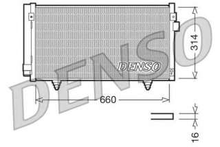 Chłodnica klimatyzacji DENSO DCN36003