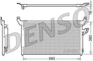 Chłodnica klimatyzacji DENSO DCN46013