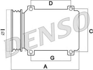 Kompresor klimatyzacji DENSO DCP50301