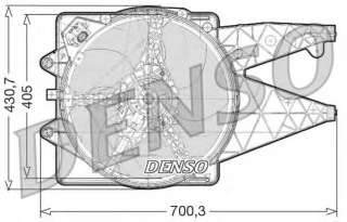 Wentylator chłodnicy silnika DENSO DER01020