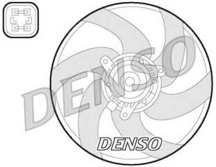 Wentylator chłodnicy silnika DENSO DER21022