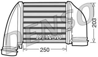 Chłodnica powietrza doładowującego DENSO DIT02010
