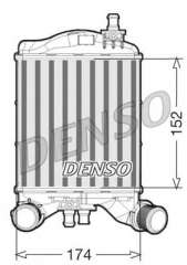 Chłodnica powietrza doładowującego DENSO DIT09112