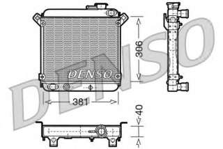 Chłodnica silnika DENSO DRM09004
