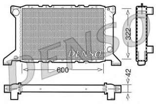 Chłodnica silnika DENSO DRM10098
