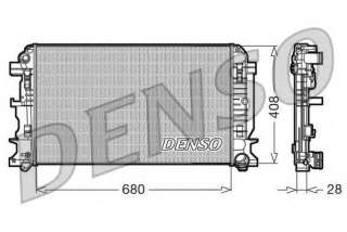 Chłodnica silnika DENSO DRM17009
