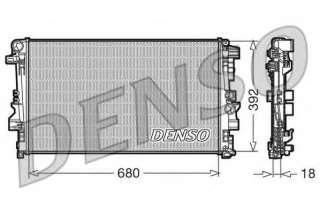 Chłodnica silnika DENSO DRM17012