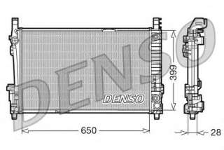 Chłodnica silnika DENSO DRM17013