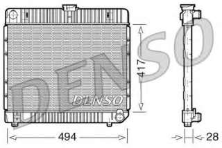 Chłodnica silnika DENSO DRM17020