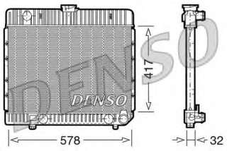 Chłodnica silnika DENSO DRM17024