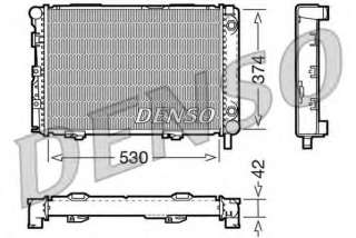 Chłodnica silnika DENSO DRM17026
