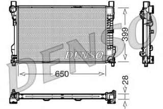 Chłodnica silnika DENSO DRM17080