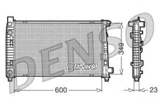 Chłodnica silnika DENSO DRM17102