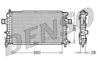 Chłodnica silnika DENSO DRM20105