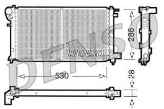 Chłodnica silnika DENSO DRM21004
