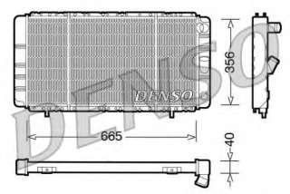 Chłodnica silnika DENSO DRM23021
