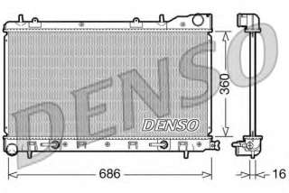 Chłodnica silnika DENSO DRM36001