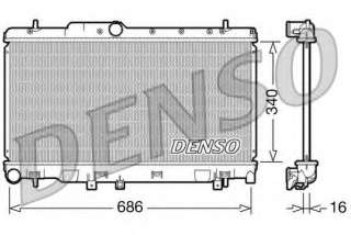 Chłodnica silnika DENSO DRM36010