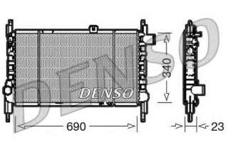 Chłodnica silnika DENSO DRM44003