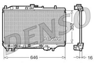 Chłodnica silnika DENSO DRM44005