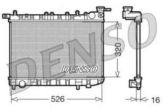 Chłodnica silnika DENSO DRM46015
