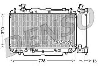 Chłodnica silnika DENSO DRM50022